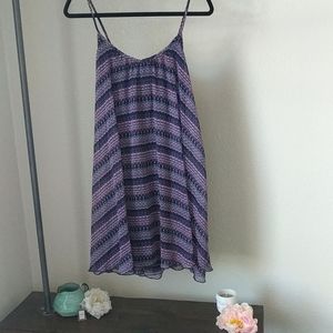 Express Trapeze Chiffon Mini Dress